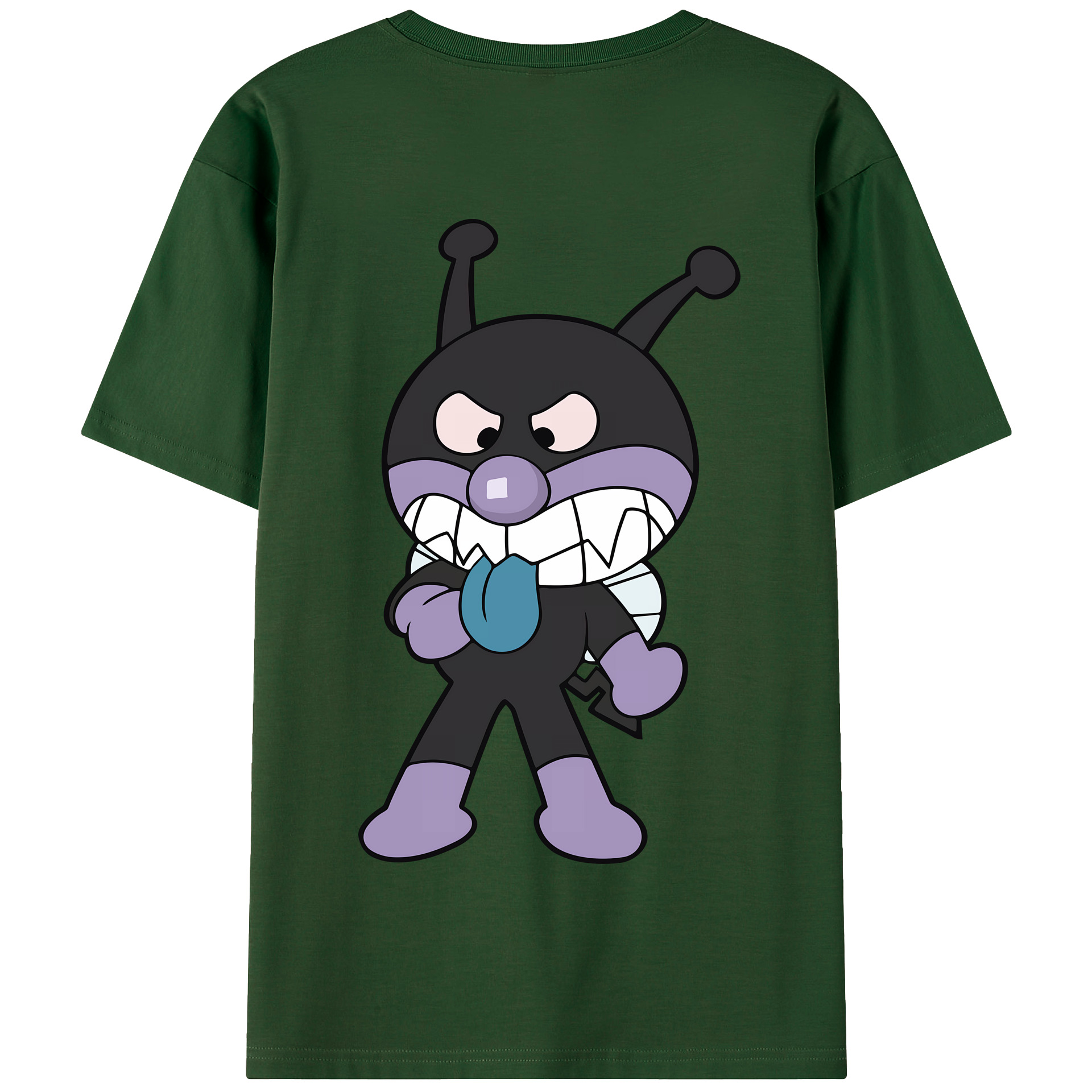 （画像用） アンパンマン Anpanman 綿100％半袖Tシャツ（背面プリント）